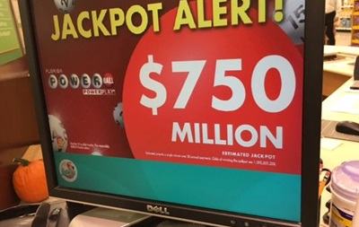Джекпот Powerball США – 750 млн, украинцы участвуют наравне с американцамиРеклама