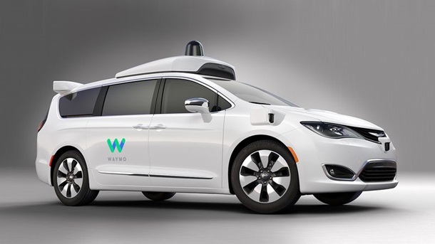 Google и Chrysler создали беспилотный минивэн