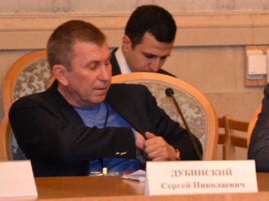 Хмурый-Дубинский 17 июля 2014 года в телефонном разговоре заявил, что сбил на Донбассе самолет