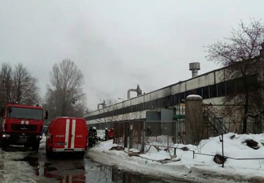 Масштабный пожар в Киеве: сгорели четыре автобуса