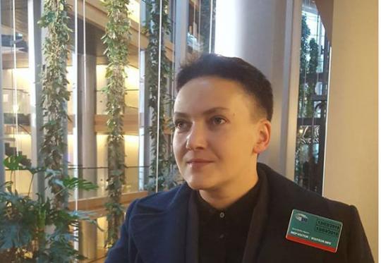 Савченко доказывает свое присутствие в Европарламенте: опубликованы фото