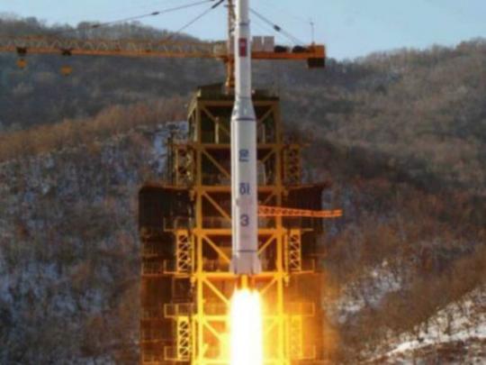 Северная Корея произвела запуск баллистической ракеты дальнего радиуса действия