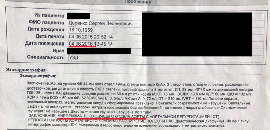 Доренко знал о болезни давно: обнародованы документы, подтверждающие проблемы с сердцем у журналиста