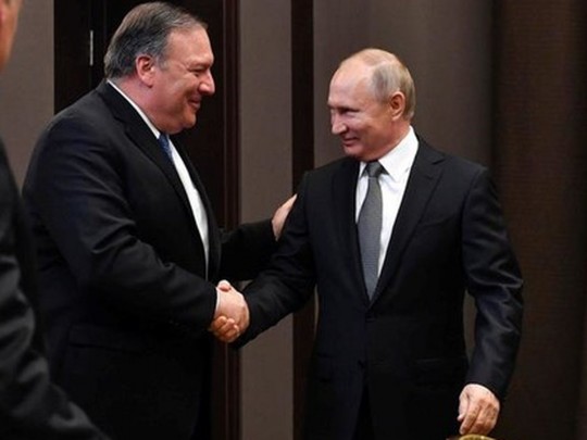 Есть разногласия в украинском вопросе: о чем говорили Помпео и Путин во время встречи в Сочи