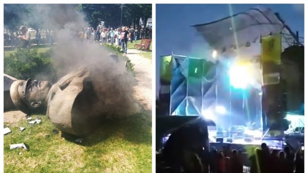 Главные новости 2 июня: в Харькове снесли Жукова, трагедия на Kozak Fest