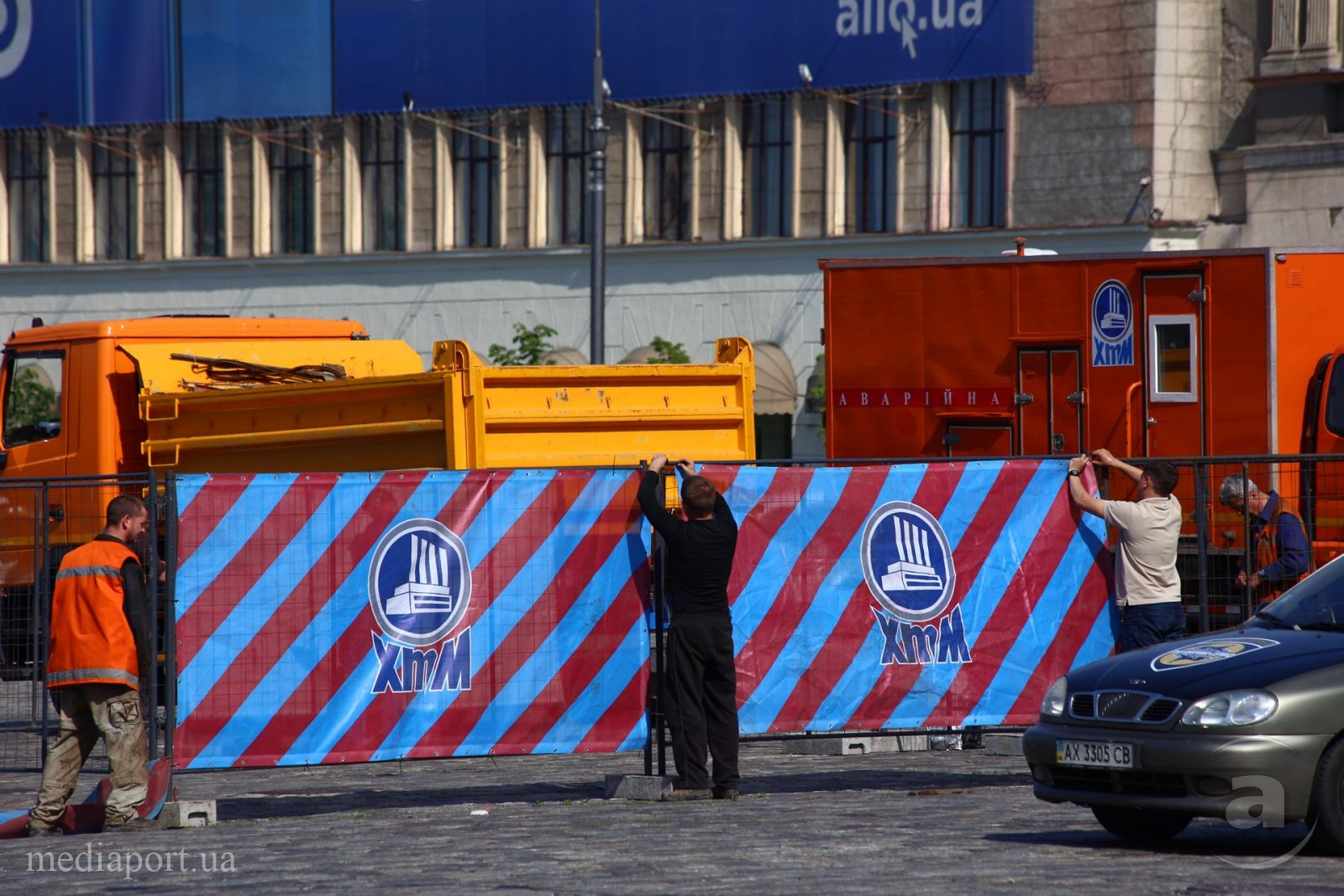 История со сносом волонтерской палатки в Харькове получила неожиданное продолжение (фото, видео)