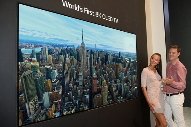 LG представила первый OLED-телевизор с 8K