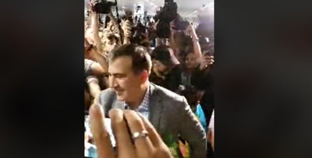 Михаил Саакашвили вернулся в Украину: фото и видео