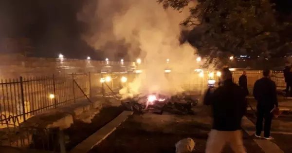 На Храмовой горе в Иерусалиме вспыхнул пожар (видео)
