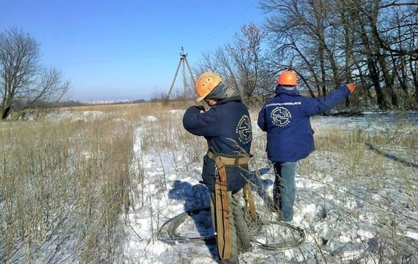 На Луганщине девять населенных пунктов остались без света
