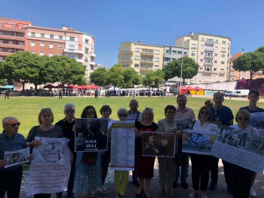 Нападение участников «Бессмертного полка» на украинцев в Португалии: появилось видео конфликта