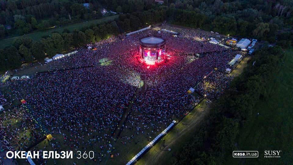 Невероятное зрелище: появились фото и видео грандиозного концерта Океана Эльзы на День Киева