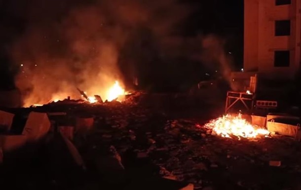 Под Киевом разгромили стройплощадку