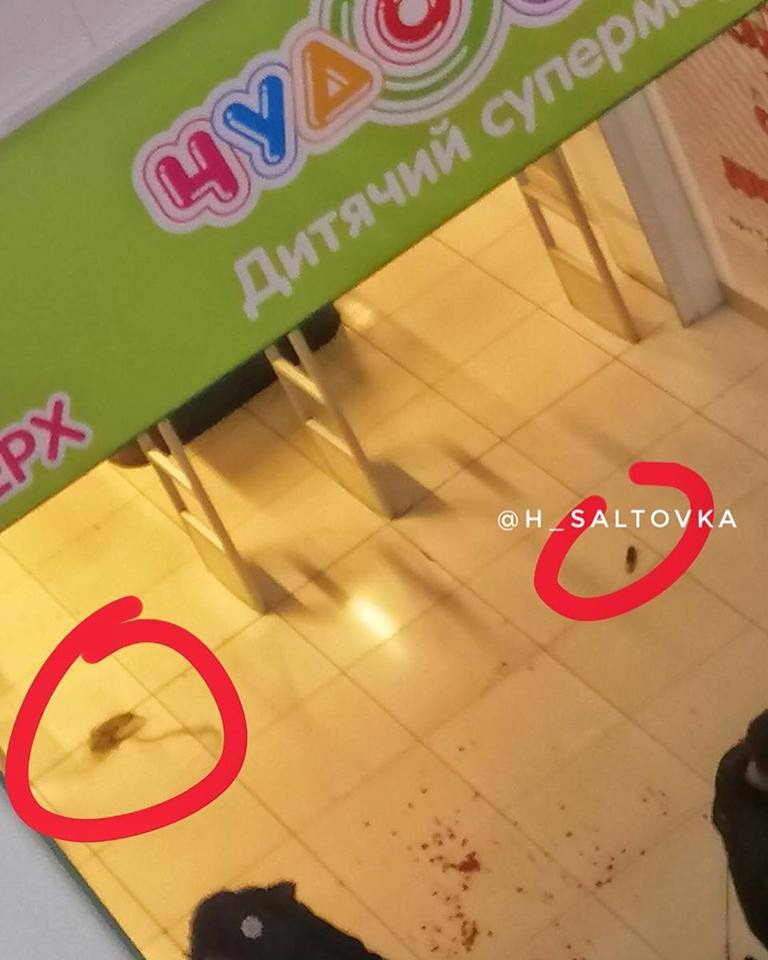 Покупательница устроила кровавую поножовщину в супермаркете в Харькове (фото)