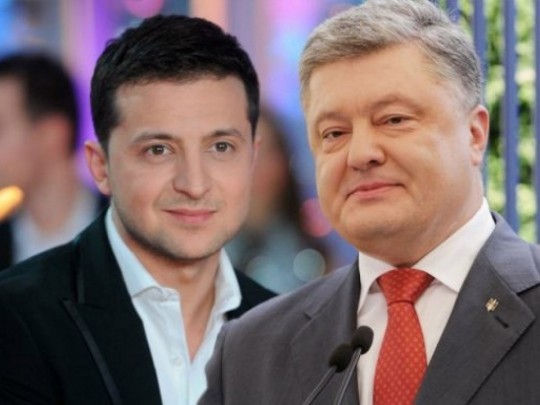 Порошенко и Зеленский проголосовали на выборах (видео)