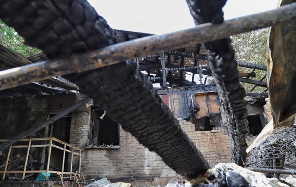 Появилось видео последствий пожара в Одессе