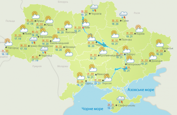 Прогноз погоды на 13 июня: невероятная жара продолжается, местами – кратковременные грозы