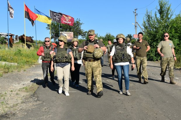 Район Операції обєднаних сил відвідала офіційна делегація Литви