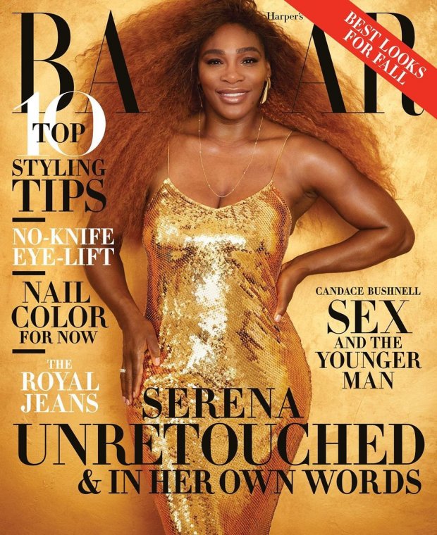 Серена Вільямс засвітила накачані сідниці на обкладинці журналу Harpers Bazaar: пікантне фото