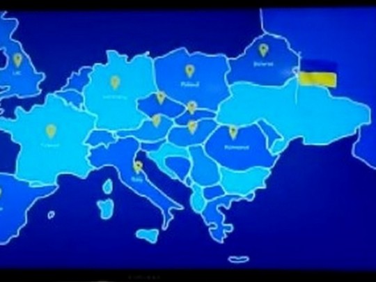Скандал с картой Украины без Крыма в «Борисполе» получил продолжение
