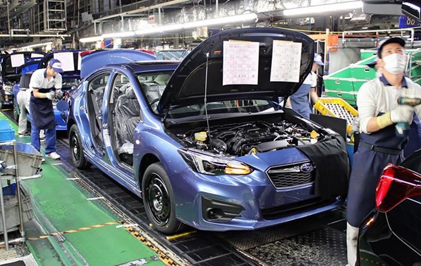 Subaru приостановила производство авто