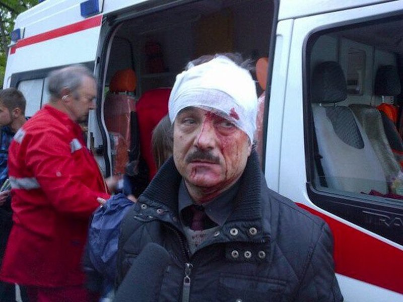 У сторонников «русского мира» были дубинки с гвоздями: как 5 лет назад в Донецке расправились с участниками шествия за единую Украину (фото)