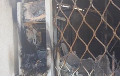 В Днепропетровской области сожгли единственный банкомат в селе