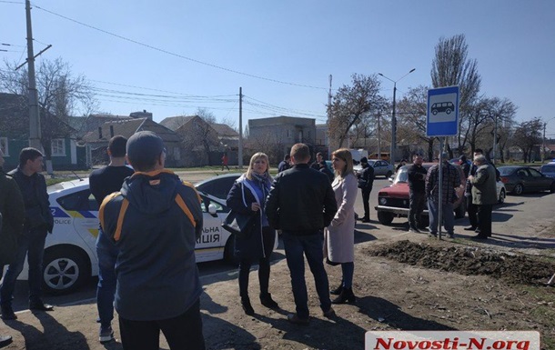 В Николаеве подрались полиция и евробляхеры