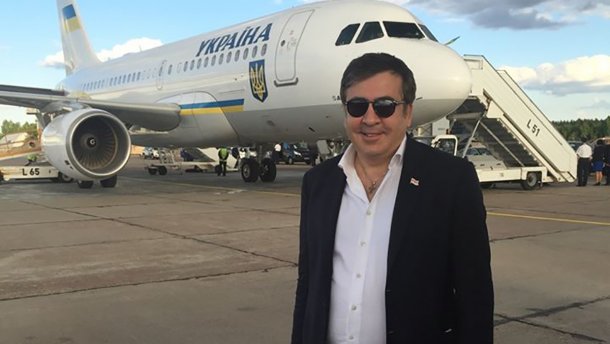 Возвращение Саакашвили в Украину: онлайн-трансляция