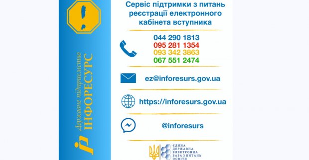 Вступна кампанія 2019: стартувала реєстрація електронних кабінетів