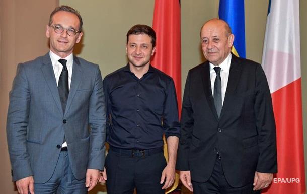 Зеленский принял представителей Парижа и Берлина