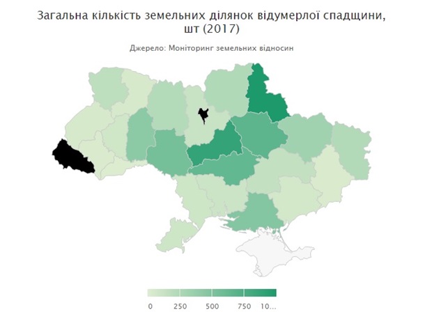 Земля 6,5 тысяч украинцев после смерти перешла государству бесплатно