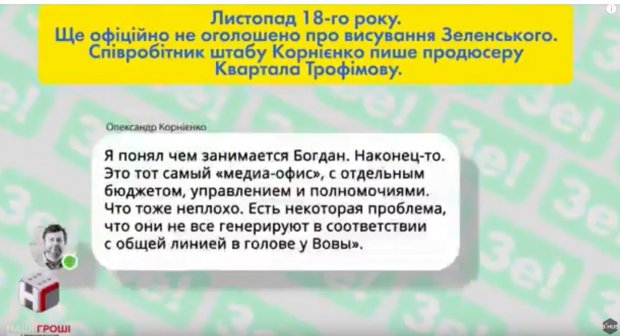 Журналисты обнародовали переписку Зе-команды: кто влияет на кандидата