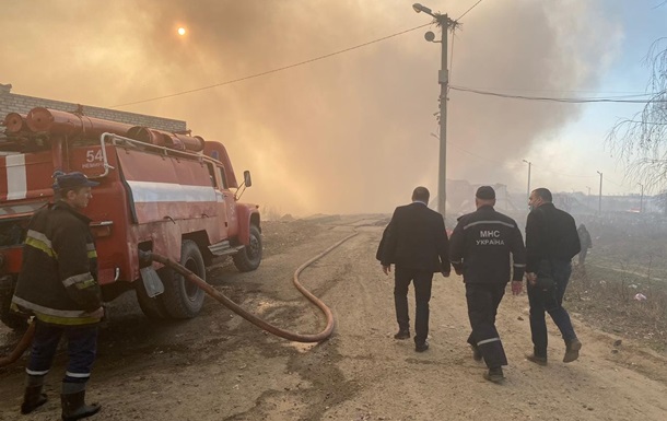 Во Львовской области горит свалка