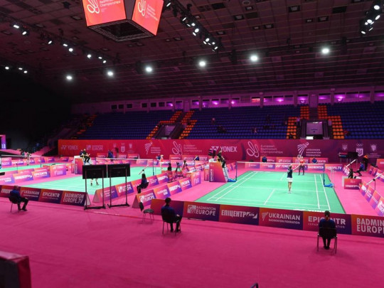 У Києві стартував чемпіонат Європи з бадмінтону
