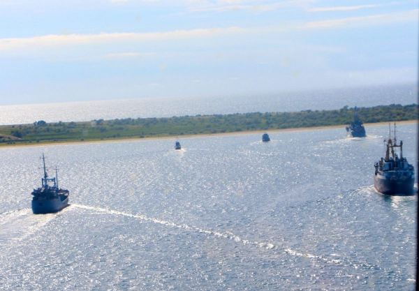 Украинские моряки учились в Чёрном море развёртывать десант и реагировать на сигналы НАТО