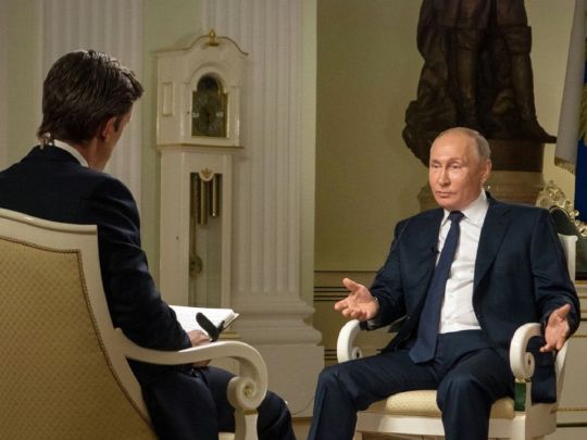 «Словесне нетравлення шлунка»: що сказав Путін в інтерв'ю каналу NBS