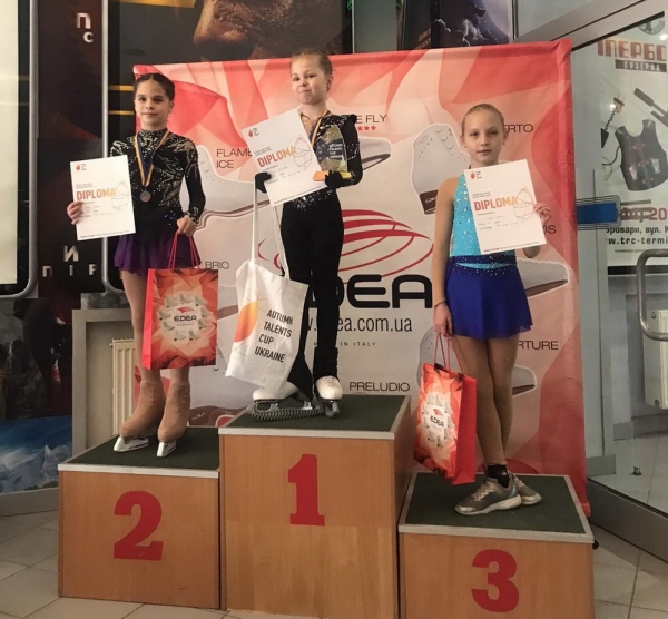 Фигурное катание. Одесские спортсменки завоевали 2 медали международного турнира