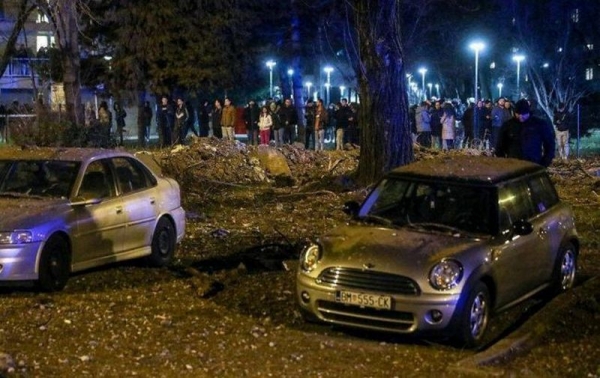 В Загребе упал беспилотник, который переносил авиабомбу весом до 120 кг