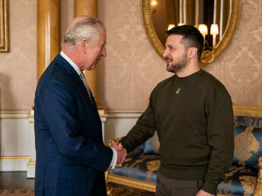 Володимир Зеленський зустрівся з королем Чарльзом ІІІ (відео)