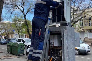 На Пушкинской установили светофоры, которые буду работать во время блэкаута
