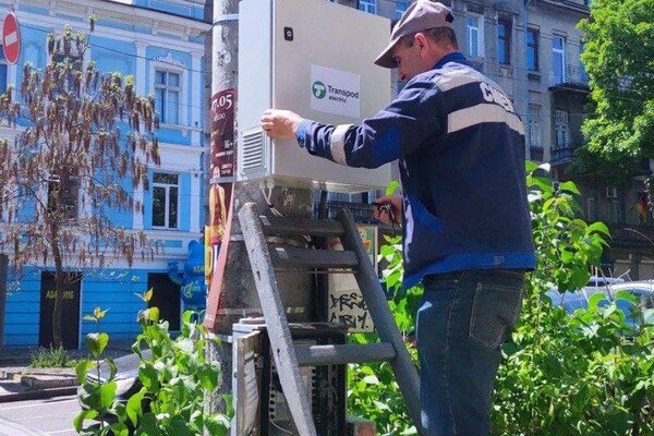 На Пушкинской установили светофоры, которые буду работать во время блэкаута