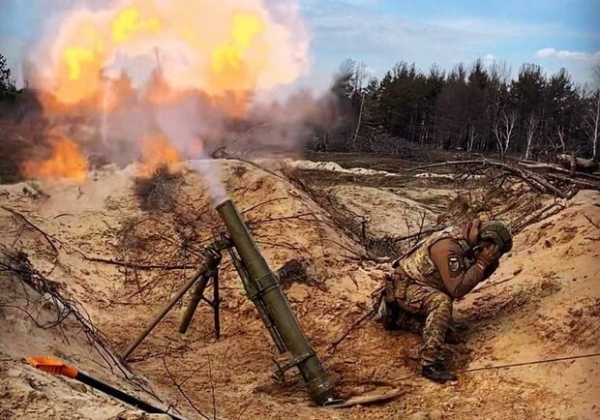 Карта боевых действий в Украине 25 марта