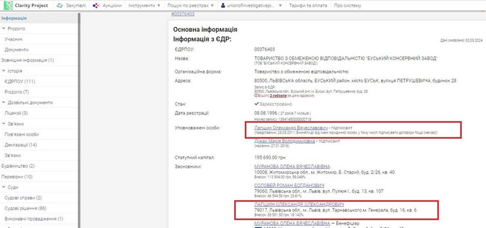 ДОТ співпрацює з довіреною особою Гринкевичів? Що відомо на даний момент
