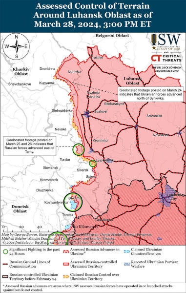 ЗСУ ведуть бої з ворогом на захід від Кремінної в районі Тернів: яка ситуація на фронті