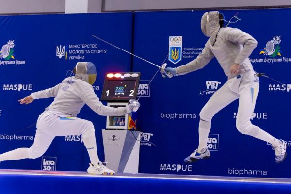 Фехтування. Історичне золото шаблісток і сьомий титул Андрія ЯГОДКИ на чемпіонаті України