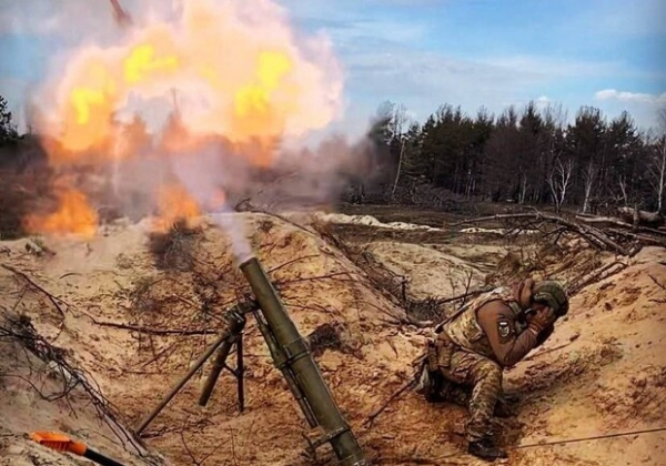 Карта боевых действий в Украине 11 апреля