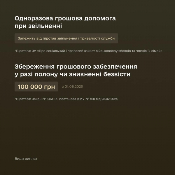 190 тисяч за службу «на нулі» та 240 тисяч за підбитий корабель: Кабмін оновив суми виплат військовим