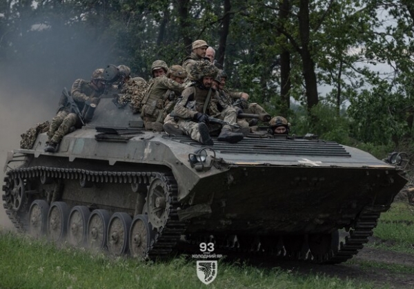Карта боевых действий в Украине 15 июня