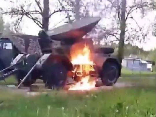 Українські диверсанти знищили станцію супутникового зв'язку у Підмосков'ї (фото, відео)